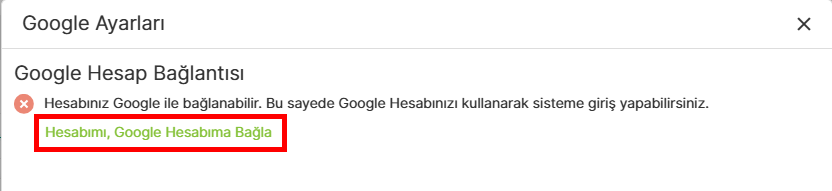 Google Ayarları