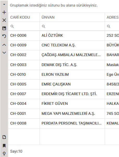 Listeleme İşlevleri
